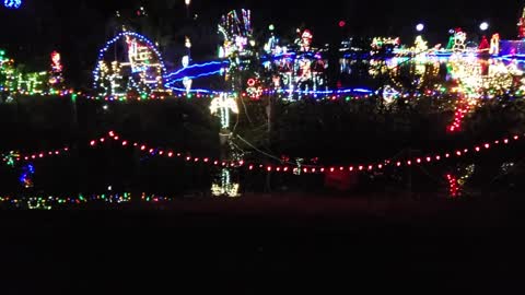 Christmas lights in Bostwick 12.25.19