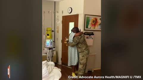 U.S. Army Captain Serving in Iraq Surprises Wife Hours Before She Gives Birth