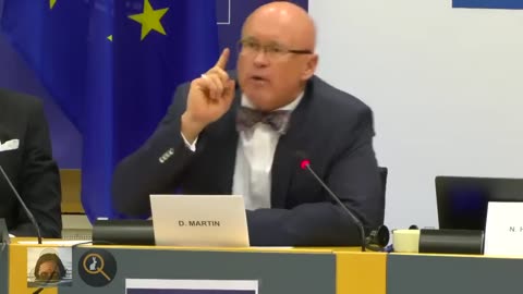 Dr. David E. Martin auf dem International Covid Summit III im Parlament der EU am o3.o5.2023