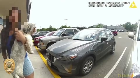 Bodycam shows Wheat Ridge police officer rescue dog from 104 degree vehicle