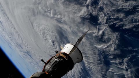 Impressive Hurricane Recorded From Space (4k Video)