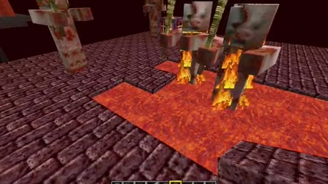 Minecraft science: Zombie Pigmen accumulating momentum in lava? - confirmed.