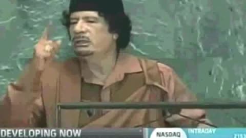 Muammar Gaddafi – Shames making Viruses & Vaccines for Profit – Speech to United Nations – 9-23-2009