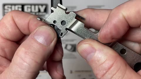 SIG Sauer P250 FCU disassembly and reassembly video