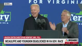 Politico Employee Admits Biden May Cost McAuliffe the Race for Virginia