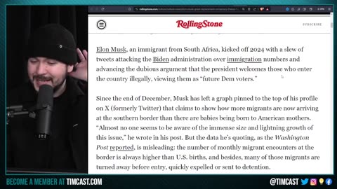Elon Musk Calls Out ILLEGAL IMMIGRATION Replacing US Births, Media Calls it Great Replacement Theory