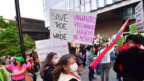 LAPD officers violently clash with protesters after leaked Roe vs. Wade opinion