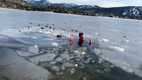 Testing My Mental Fitness | Breathwork in Ice Cold Big Bear Lake