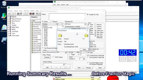 Fraction Magic - How the votes are counted in decimals instead of whole numbers