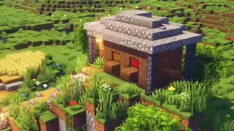 Minecraft Timelapse: 🏡 Simple Mini Bungalow | #Shorts