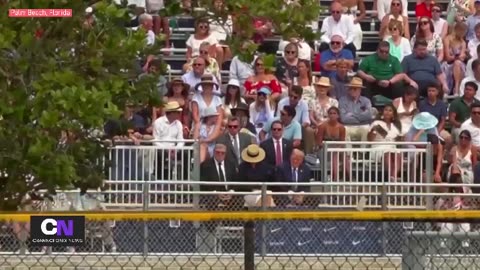 Donald Trump and Melania enjoying Barron’s High School Graduation