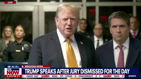 Trump: "Nobody knows what the crime is, because there's no crime"