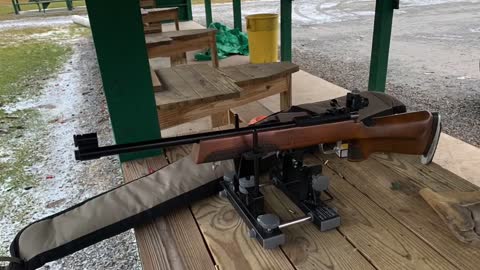 Izhmash CM-2 22 target rifle. testing out some new ammo