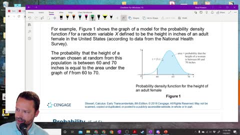 Calculus 2 - Section 8-5 - Intro to Probability with a quick example