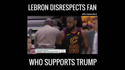 Cancel Lebron and his disrespect!