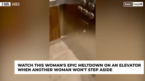 Insane "Social Distancing" Elevator Meltdown