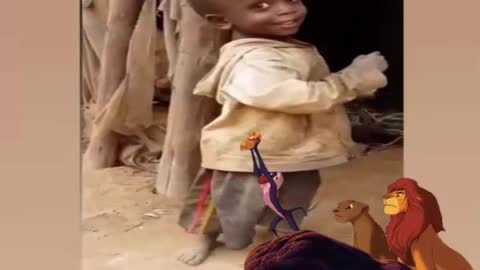 african boy dancing