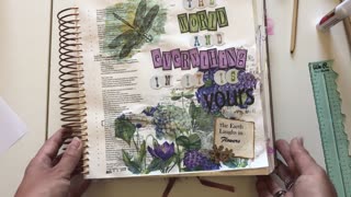 Let's Bible journal Psalm 89 (from Lovely Lavender Wishes)