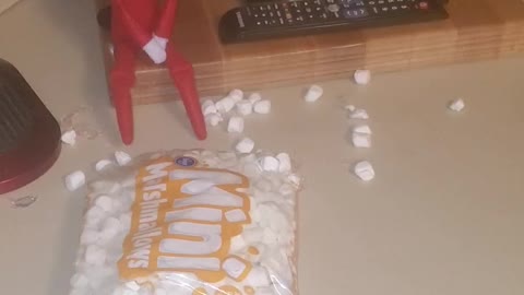 Billy ripped in marshmallows