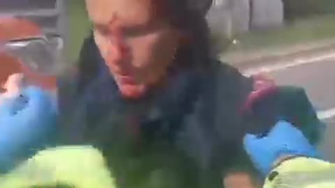 Police State - Italian Police Beat Pregnant woman