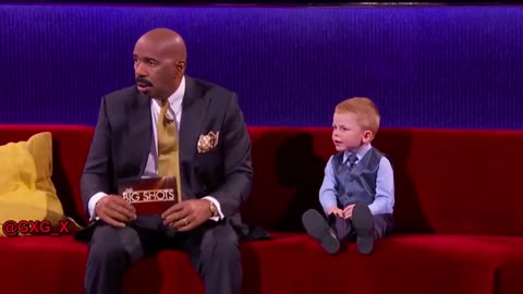 Laugh with Steve Harvey and the little boy