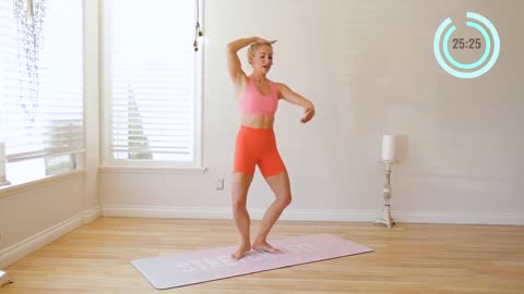 30 MIN FULL BODY DANCER PILATES SCULPT _ No Equipment Home Workout