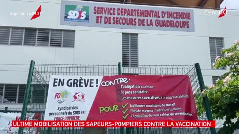 Guadeloupe Les pompiers continuent la pression