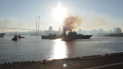 Russia, The detachment of Pacific Fleet ships on the Move