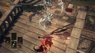 Dark souls 3, low level invasion with some lag.