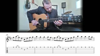 Saint Anne's Reel - Bluegrass Flatpicking Guitar Lesson (Sheet Music + TAB)