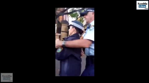 La policía australiana, brazo de represión de las élites