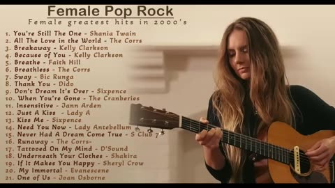 Female Pop Rock | Greatest Hits of 90's and 2000's
