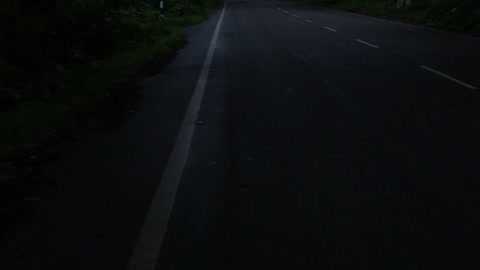 bike ride in early morning