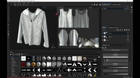 How to use ps to make plush knitted jacket, detailed operation sharing
