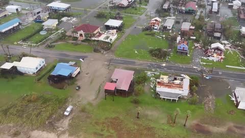 Hurricane Ida effect in the gulf coast