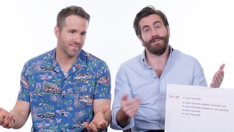 Ryan Reynolds & Jake Gyllenhaal Answer the Web's Most Searched Questions | WIRED