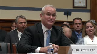 Retired Navy Officer explains why UFOs are a national security threat during Congressional hearing