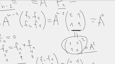 Cassini's identity for the Fibonacci numbers using matrices