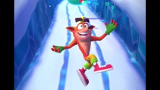 Wa-Wa Mask Battle Run Gameplay On Bear It - Crash Bandicoot: On The Run!