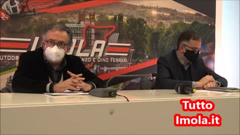 Incontro con i media all'Autodromo di Imola Dino & Enzo Ferrari