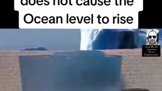 MELTING ICE IN WATER DOES NOT CAUSE THE OCEAN LEVEL TO RISE