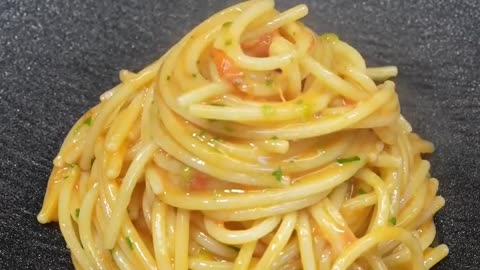 Spaghetti with shrimp phase recipe ! 🥰🤤🥩🍚