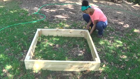 How to Build a Raised Garden Bed for less than $15