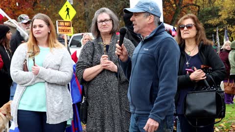 Oregon "Stop The Steal" peaceful protest Dr Latulippe MD speaks