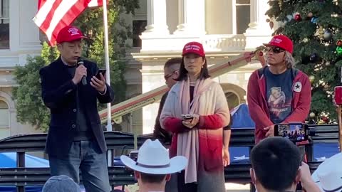 StopTheSteal _ California State Capitol Protest Sacramento, CA Week 4 November 28, 2020 IMG 2857