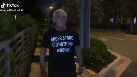 Roger Stone, tells the Daily Beast to F You and Walks off