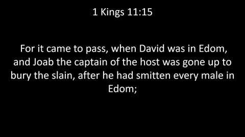 KJV Bible 1st Kings Chapter 11