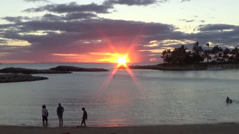 Kapolei, HI — Ko Olina Beach Lagoon - Sunset