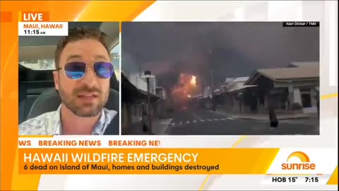 NOT CLIMATE CHANGE. A DIRECTED ENERGY WEAPONS FIRESTORM. MAUI HAWAII UNDER ATTACK