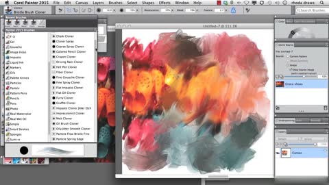 Detailed tutorial of painting software Corel Painter (9)